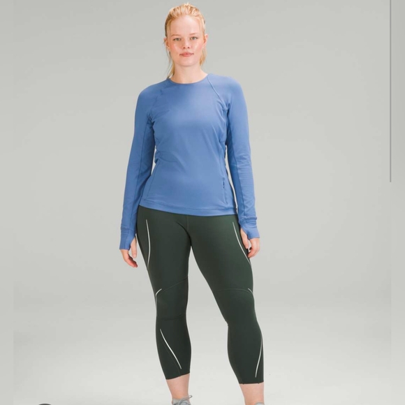 Lululemon Base Pace High-Rise Reflective Tight 25" Smoked Spruce Green Leggings - Picture 2 of 9